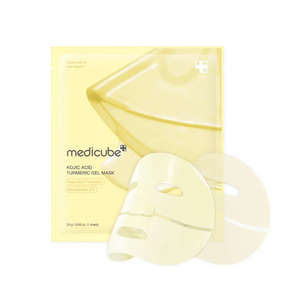 Kojic Acid Turmeric Bringhtening Gel Mask Medicube Pack X4