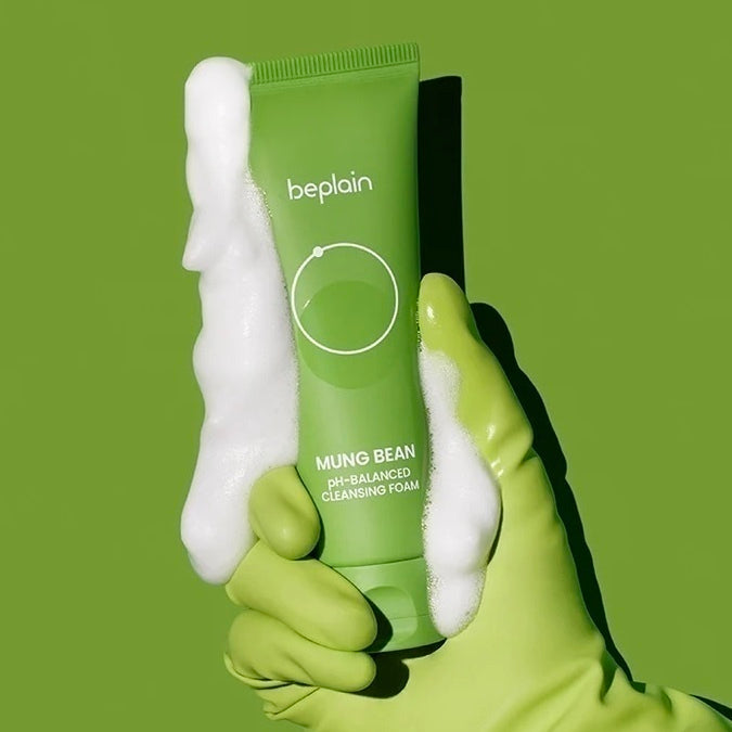 Beplain Mung Bean pH-Balanced Cleansing Foam 160mL + 40mL Special Set