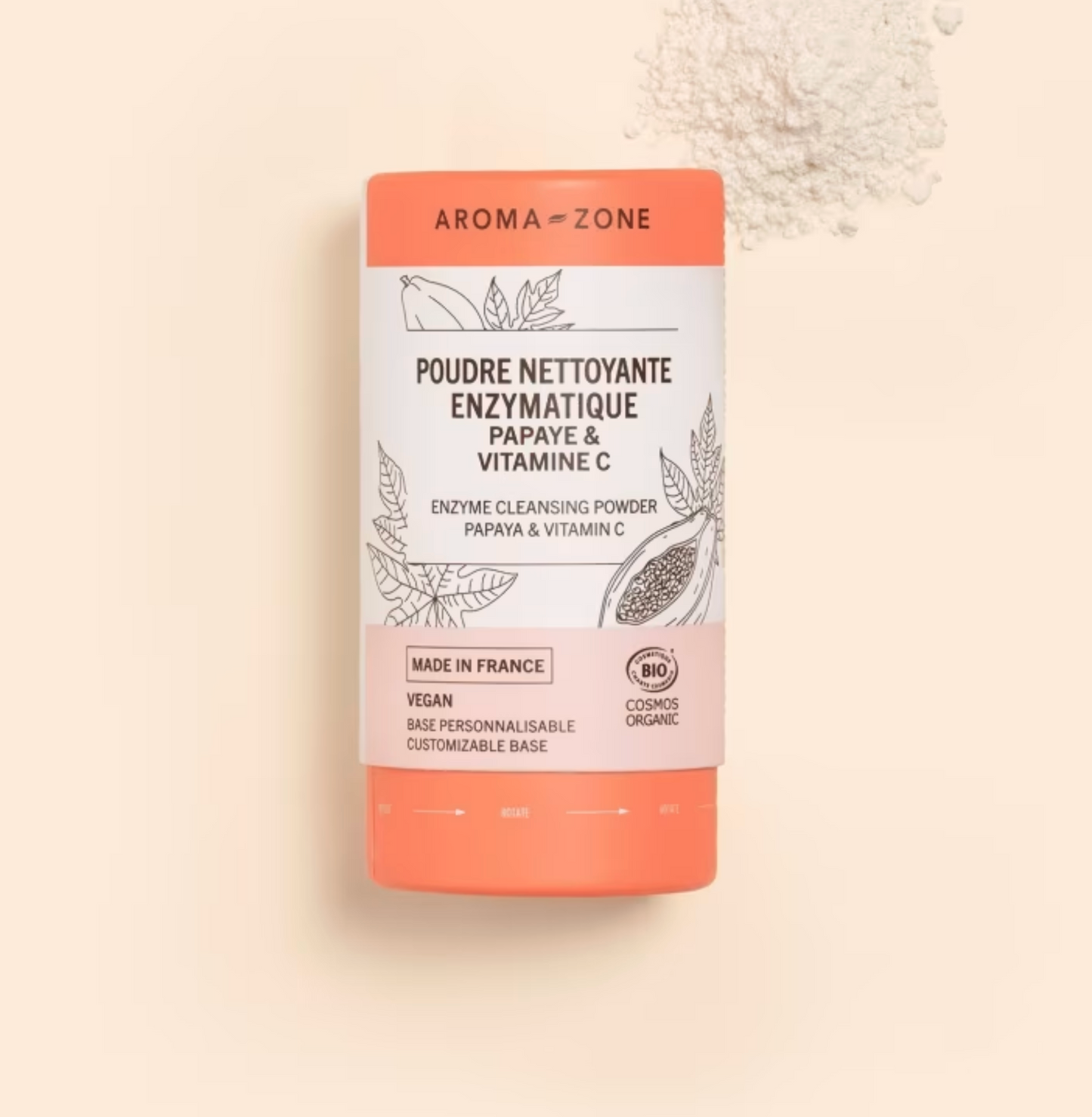 Polvo limpiador enzimático Papaya y Vitamina C 30 g