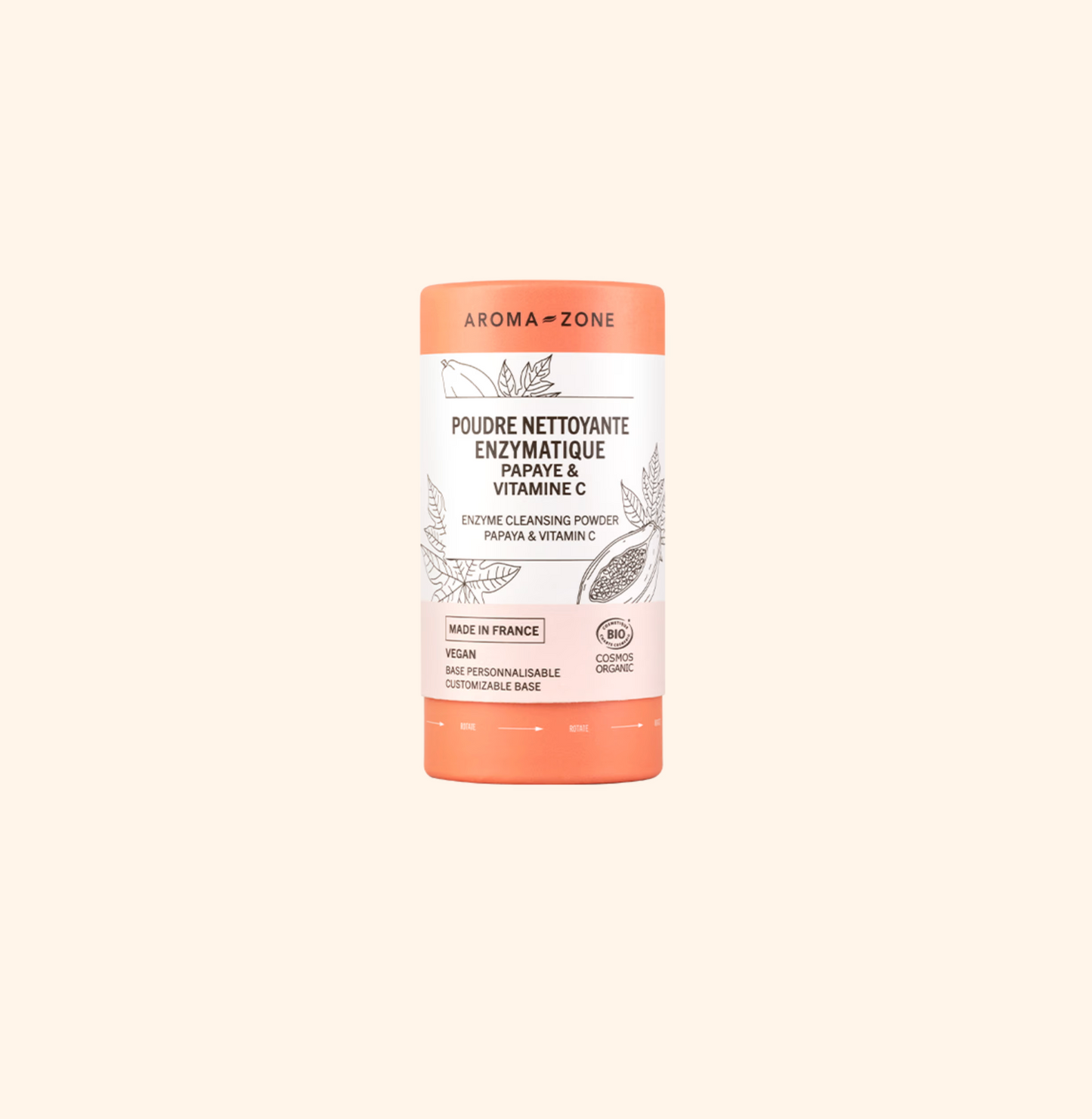 Polvo limpiador enzimático Papaya y Vitamina C 30 g