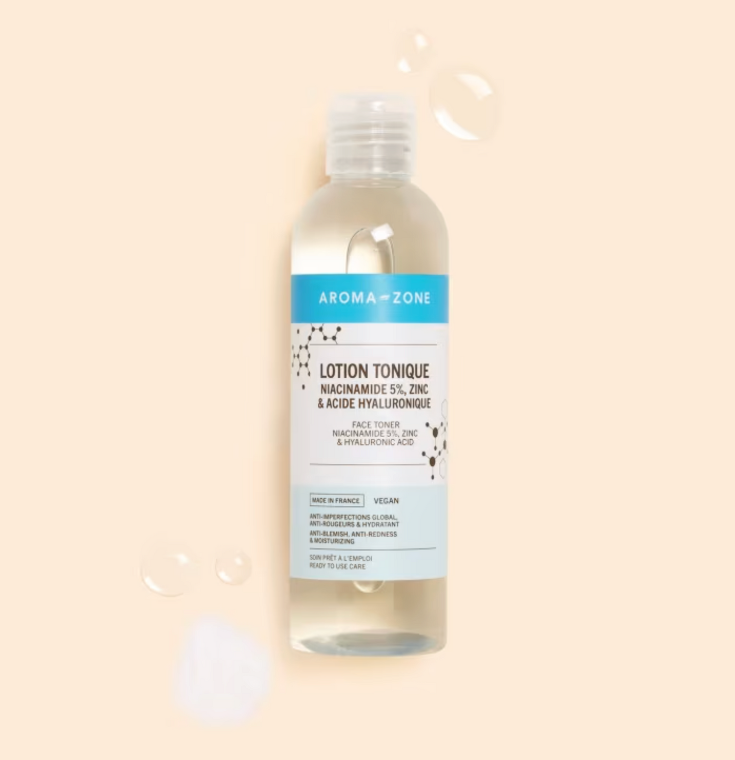Tónico Niacinamida 5 %, Zinc y Ácido hialurónico 200 ml