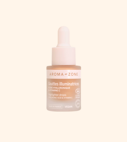 Gotas iluminadoras Ácido hialurónico & Vitamina C 10 ml