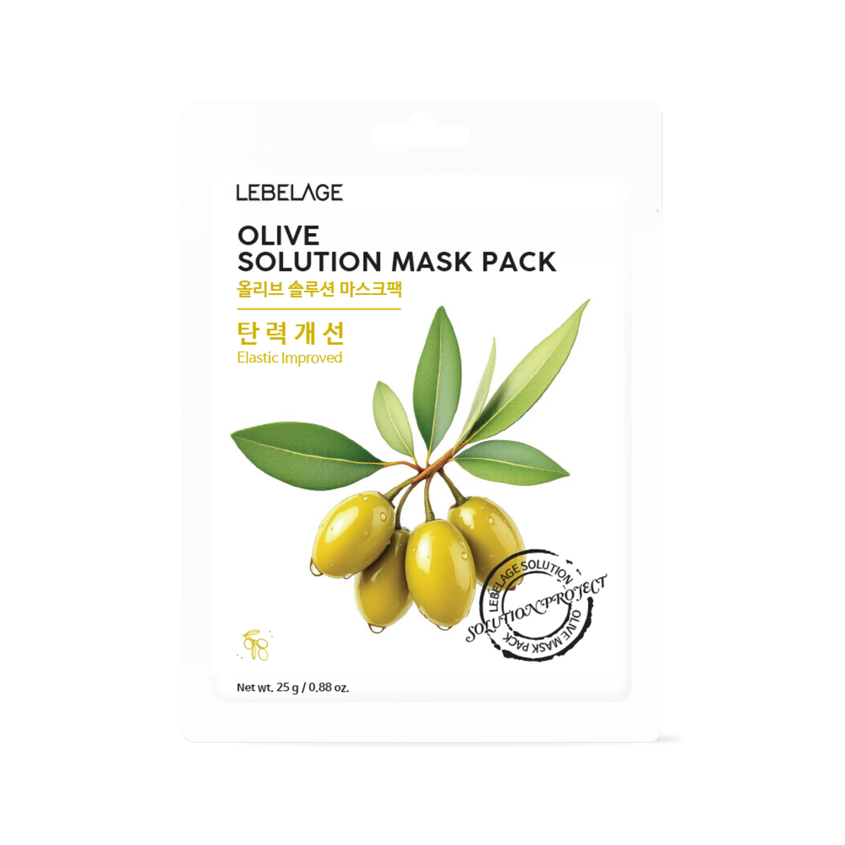 LEBELAGE Olive Solution Mask Pack — 25 g