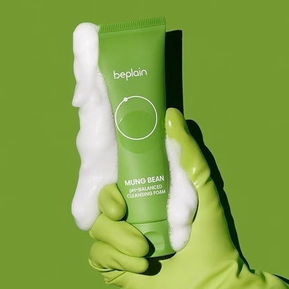 Beplain Mung Bean pH-Balanced Cleansing Foam 160mL + 40mL Special Set